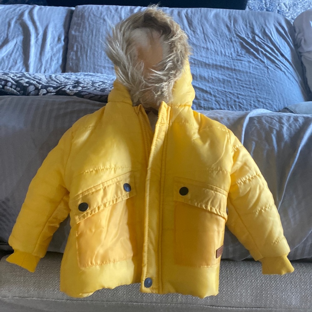 Boys 18M Yellow Jacket Coat For All Mankind 7